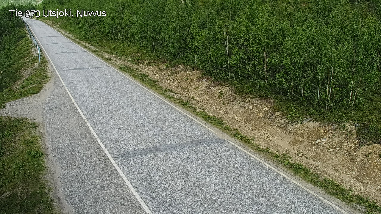 Weather Camera Image Väg 970 Utsjoki, Nuvvus, Utsjoki, Lappi