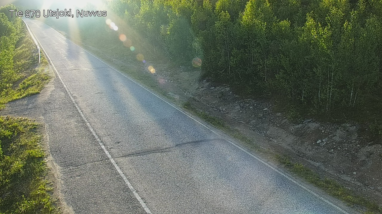 Weather Camera Image Väg 970 Utsjoki, Nuvvus, Utsjoki, Lappi