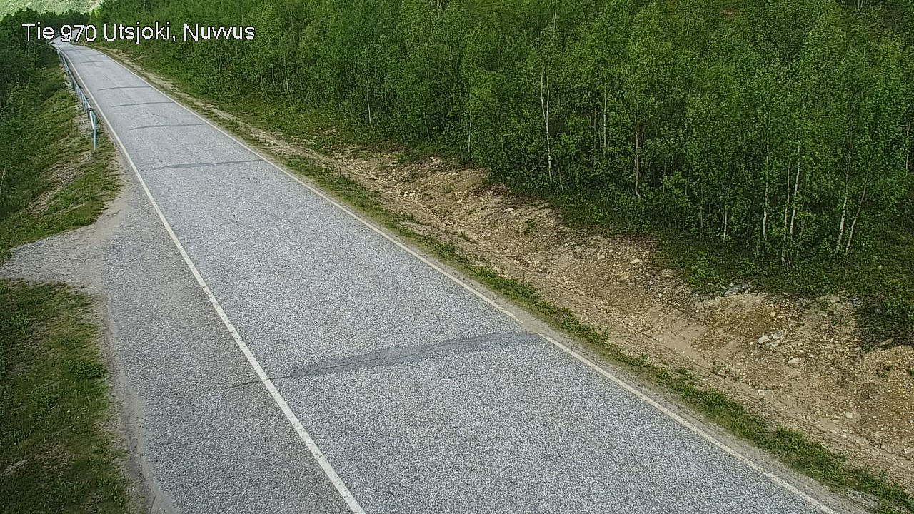 Weather Camera Image Väg 970 Utsjoki, Nuvvus, Utsjoki, Lappi