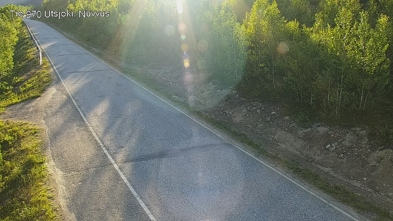 Weather Camera Image Väg 970 Utsjoki, Nuvvus, Utsjoki, Lappi
