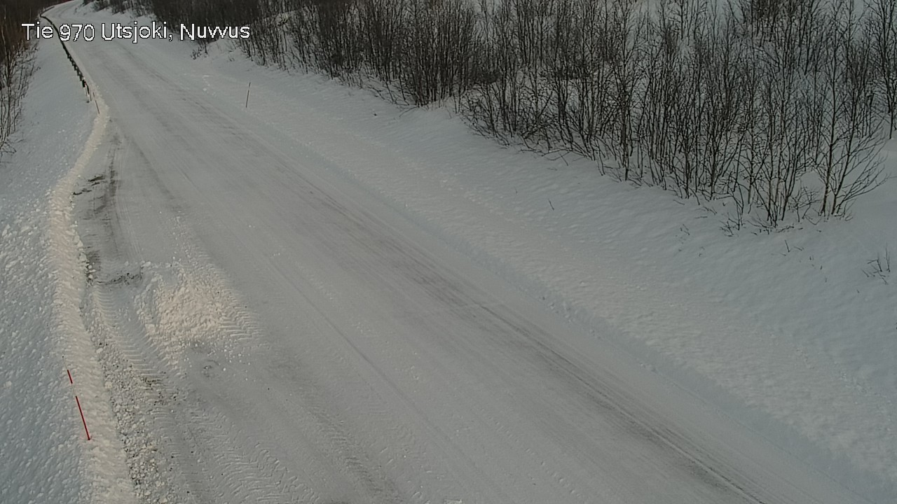 Weather Camera Image Väg 970 Utsjoki, Nuvvus, Utsjoki, Lappi