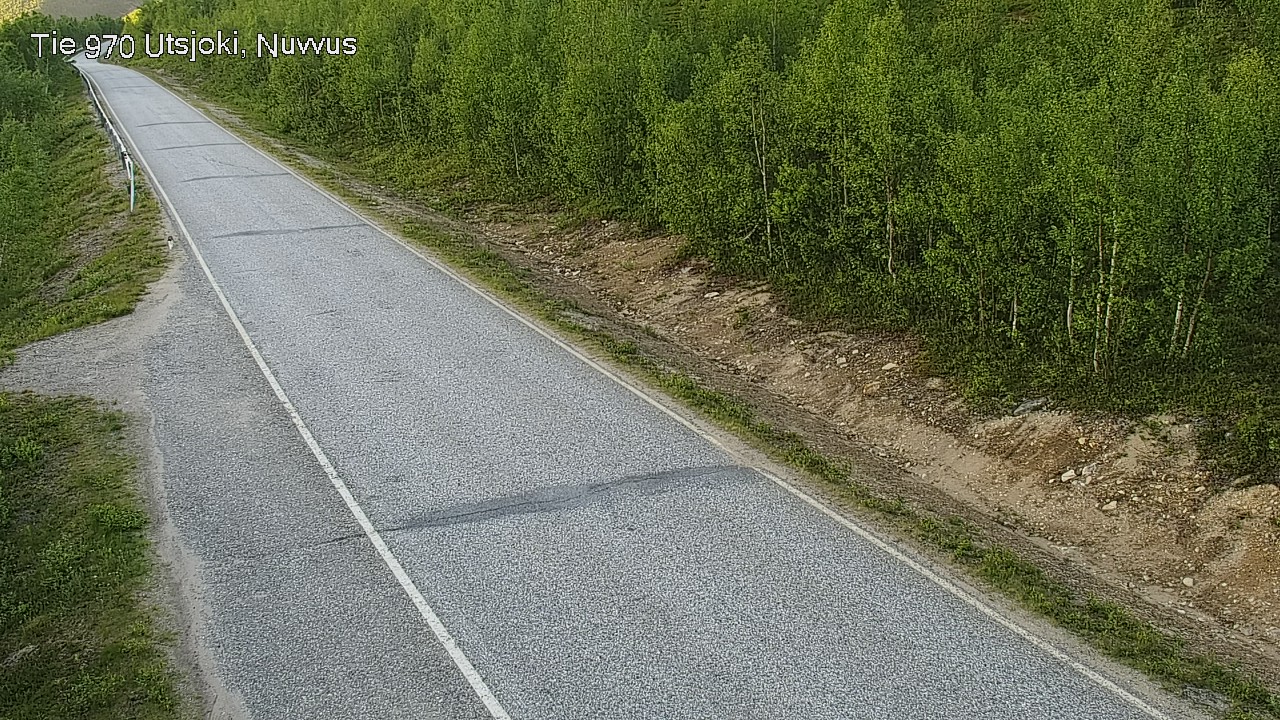 Weather Camera Image Väg 970 Utsjoki, Nuvvus, Utsjoki, Lappi