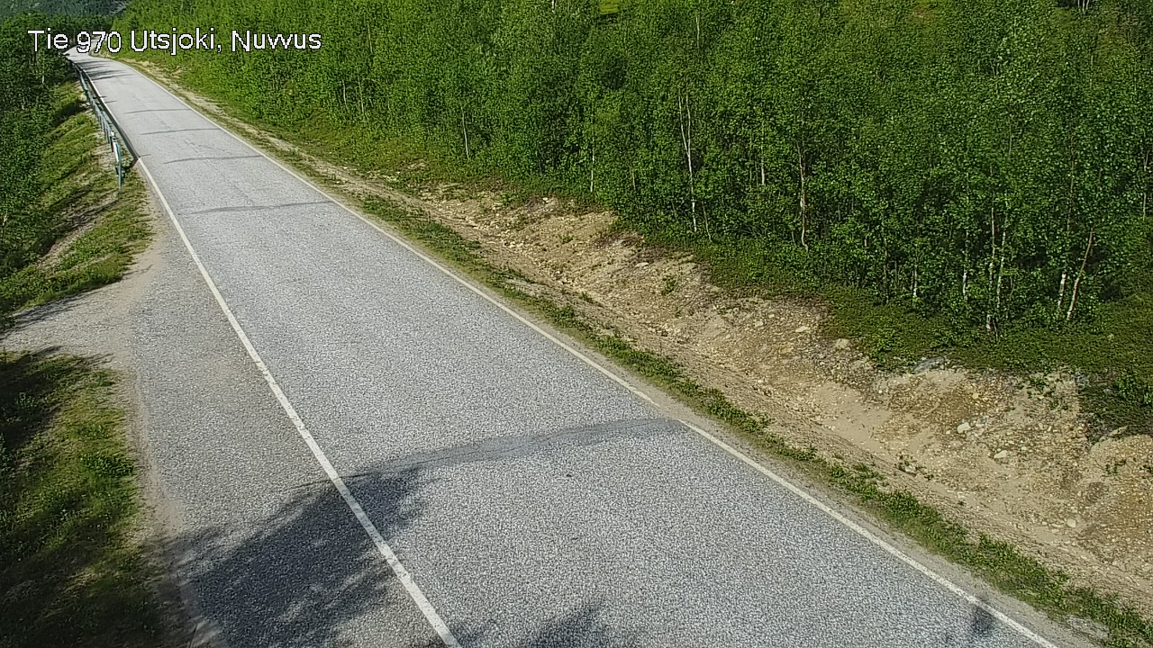 Weather Camera Image Väg 970 Utsjoki, Nuvvus, Utsjoki, Lappi
