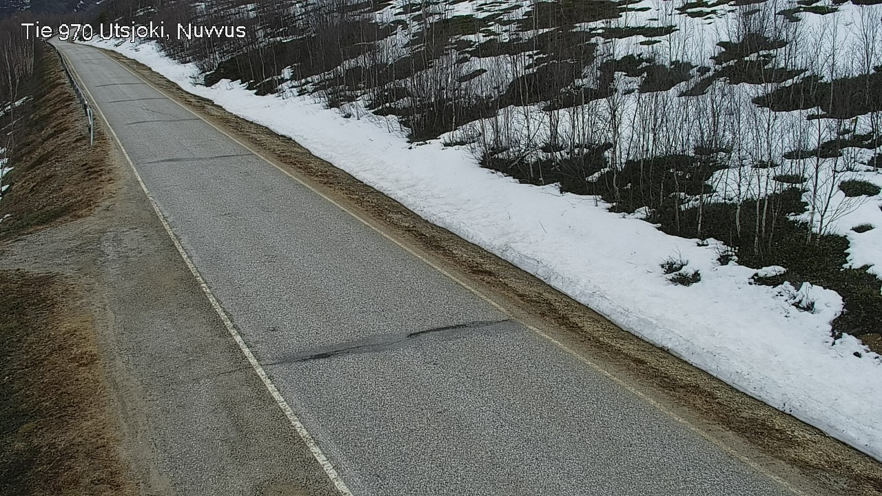 Weather Camera Image Väg 970 Utsjoki, Nuvvus, Utsjoki, Lappi