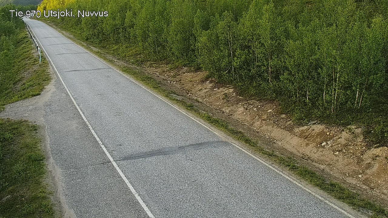 Weather Camera Image Väg 970 Utsjoki, Nuvvus, Utsjoki, Lappi