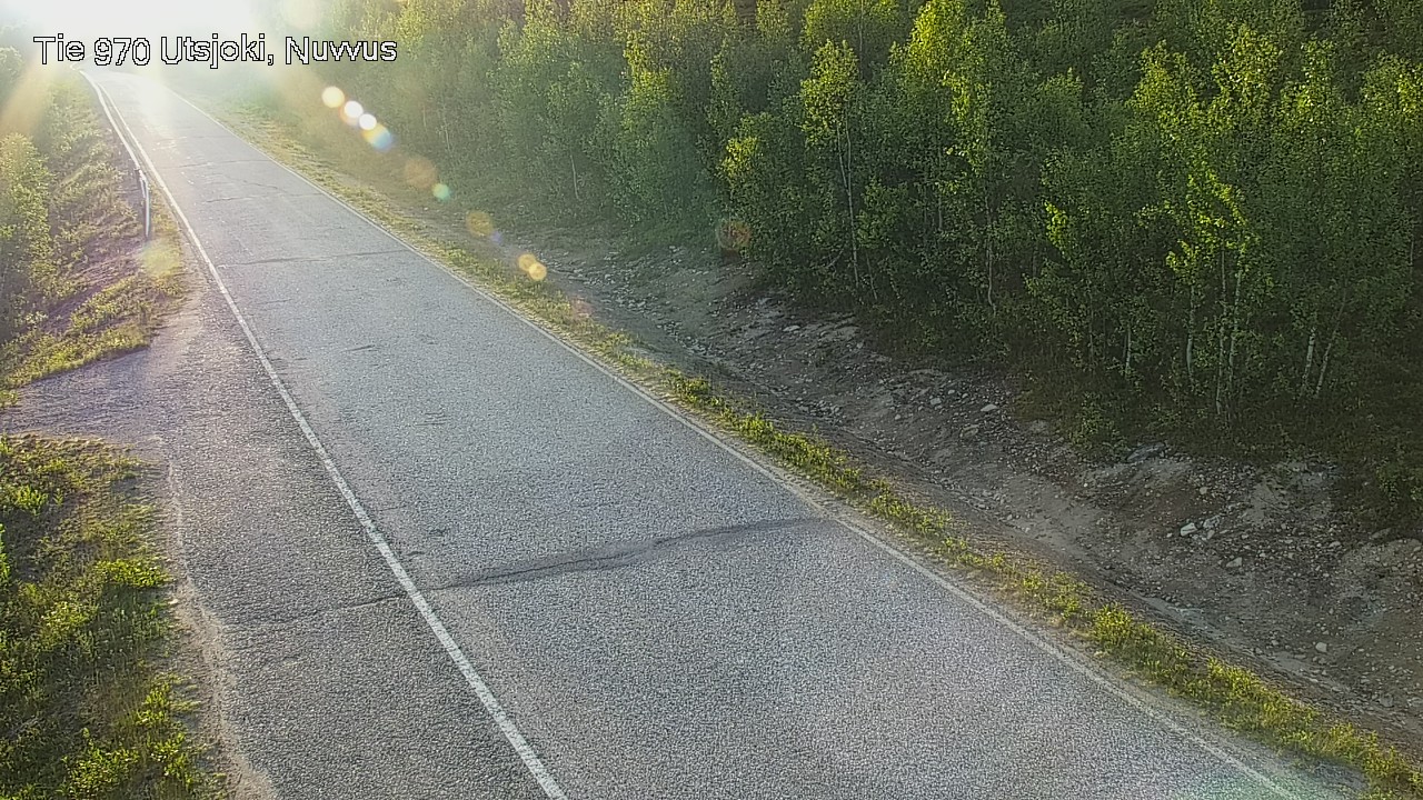 Weather Camera Image Väg 970 Utsjoki, Nuvvus, Utsjoki, Lappi