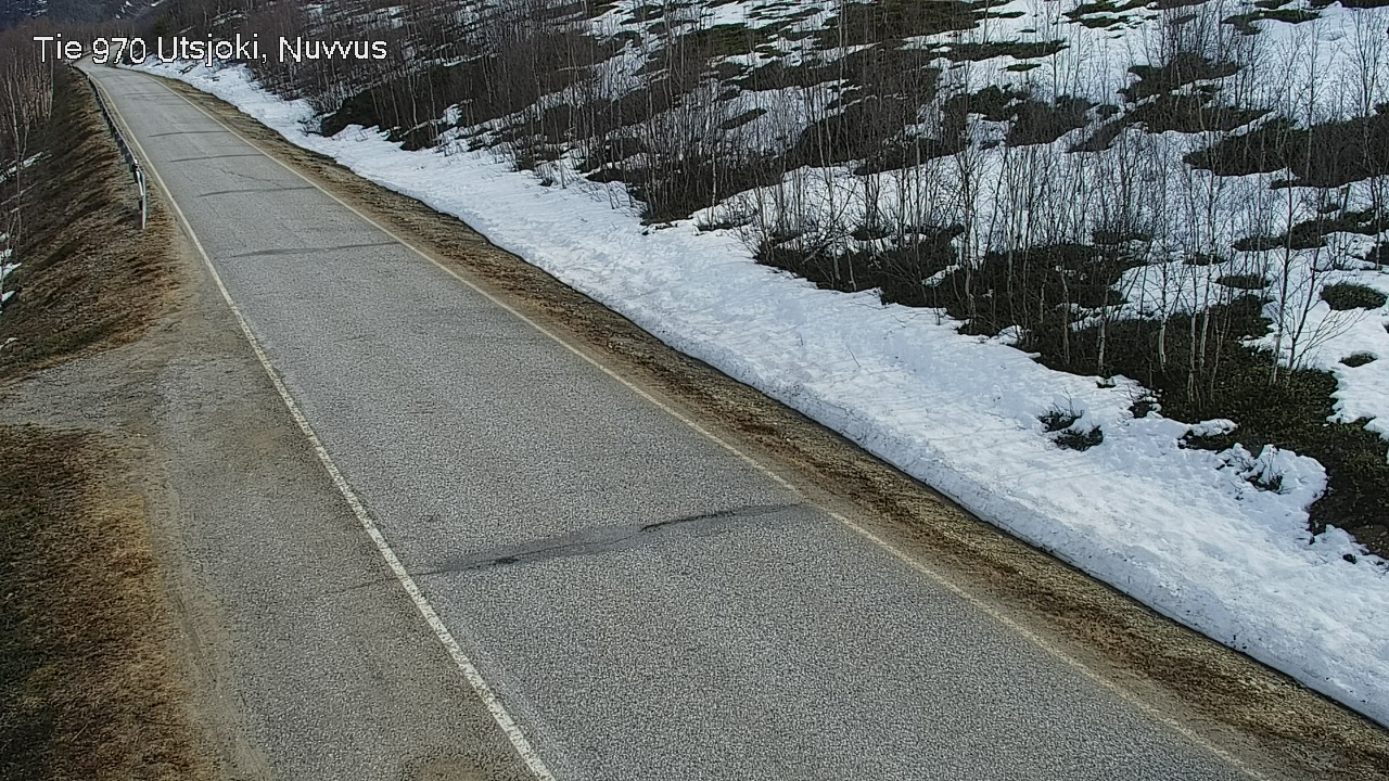 Weather Camera Image Väg 970 Utsjoki, Nuvvus, Utsjoki, Lappi