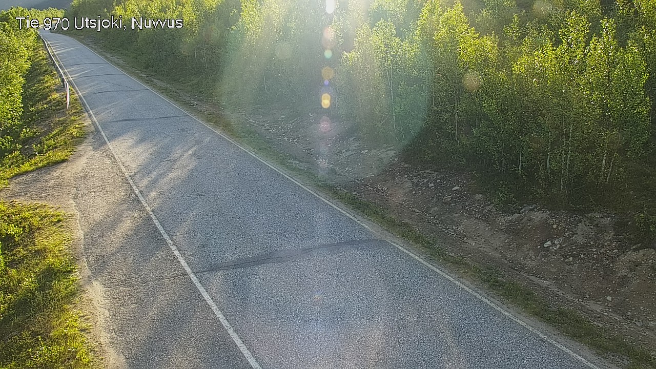 Weather Camera Image Väg 970 Utsjoki, Nuvvus, Utsjoki, Lappi