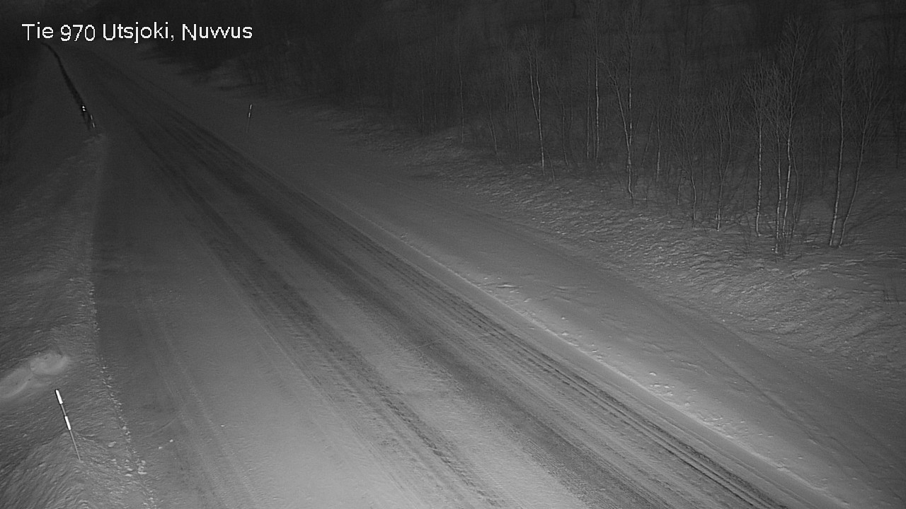 Weather Camera Image Väg 970 Utsjoki, Nuvvus, Utsjoki, Lappi