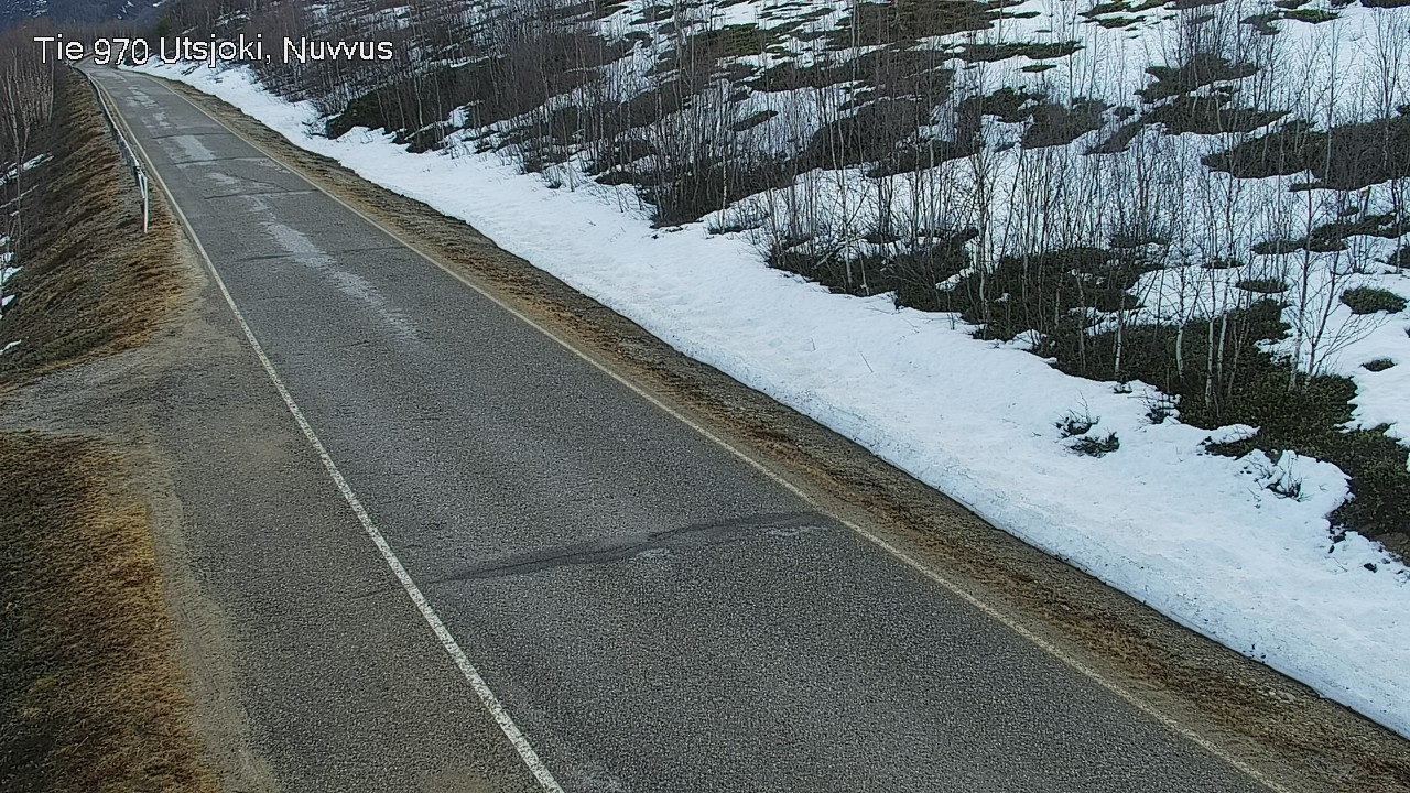Weather Camera Image Väg 970 Utsjoki, Nuvvus, Utsjoki, Lappi