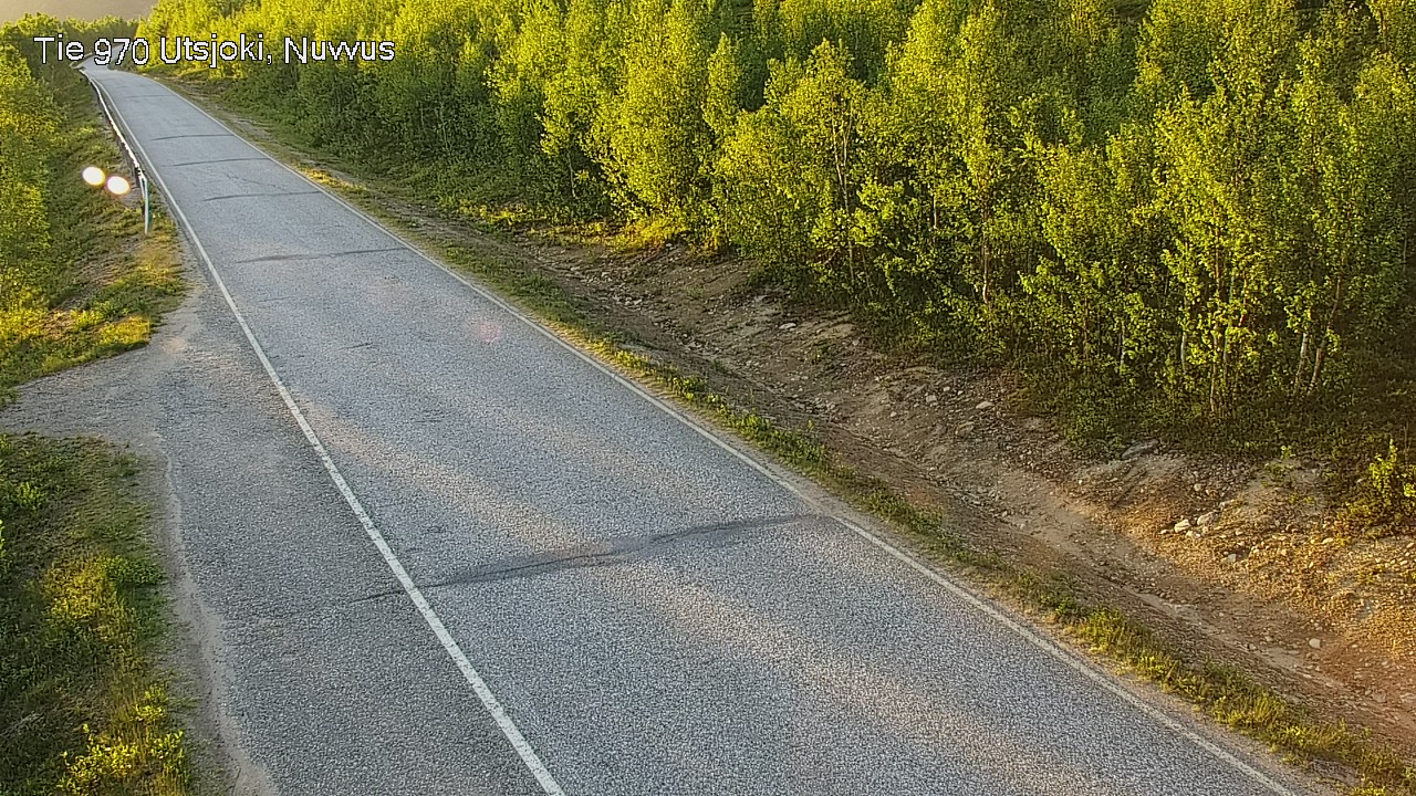 Weather Camera Image Väg 970 Utsjoki, Nuvvus, Utsjoki, Lappi