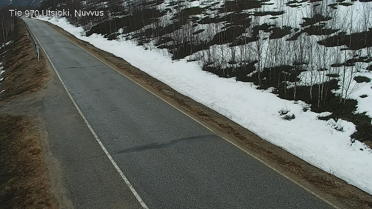 Weather Camera Image Väg 970 Utsjoki, Nuvvus, Utsjoki, Lappi