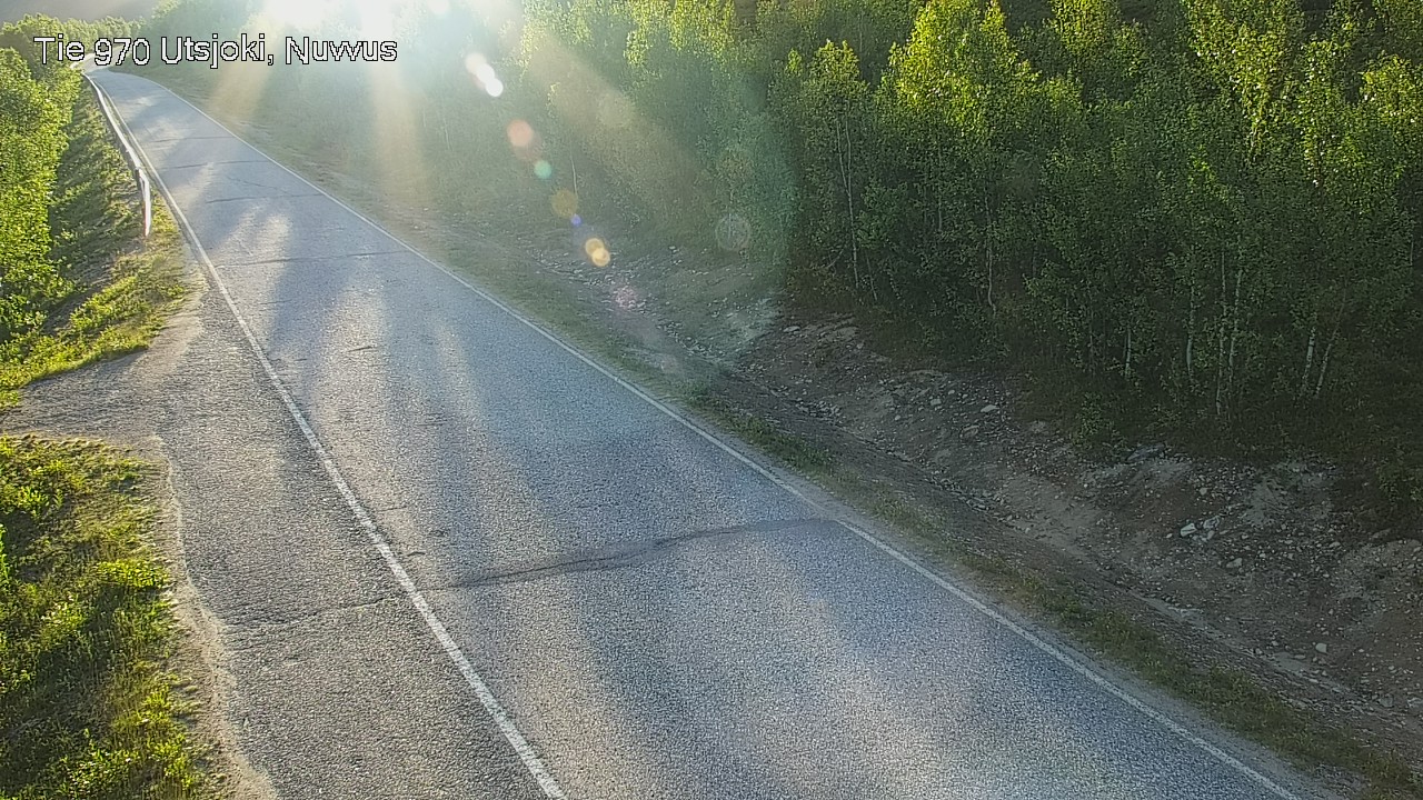 Weather Camera Image Väg 970 Utsjoki, Nuvvus, Utsjoki, Lappi