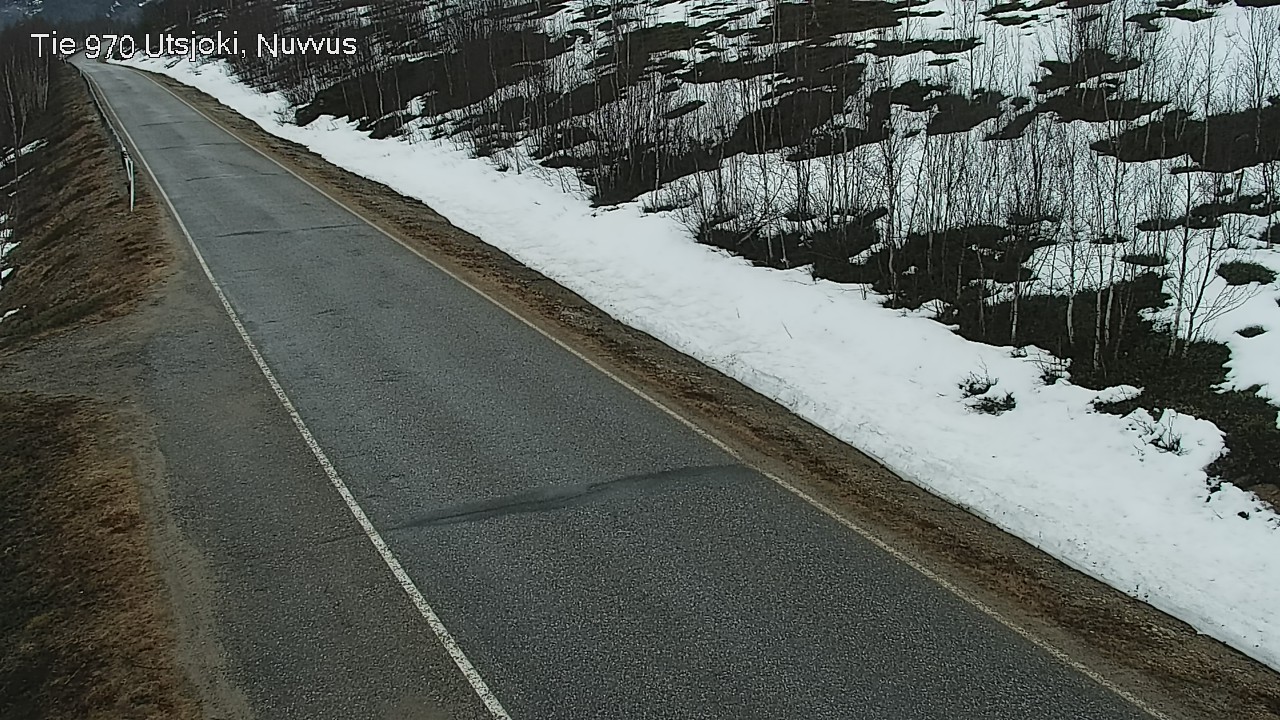 Weather Camera Image Väg 970 Utsjoki, Nuvvus, Utsjoki, Lappi