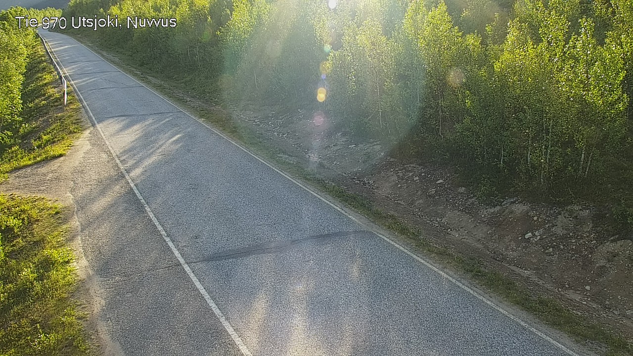 Weather Camera Image Väg 970 Utsjoki, Nuvvus, Utsjoki, Lappi