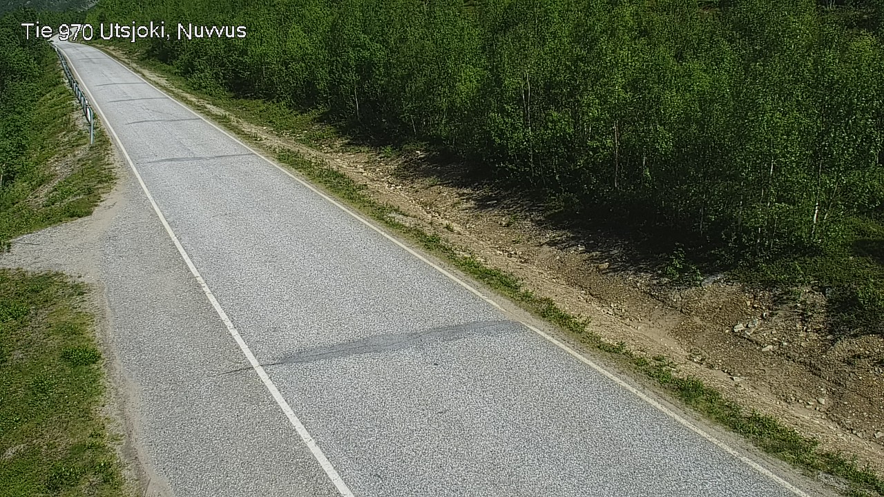Weather Camera Image Väg 970 Utsjoki, Nuvvus, Utsjoki, Lappi