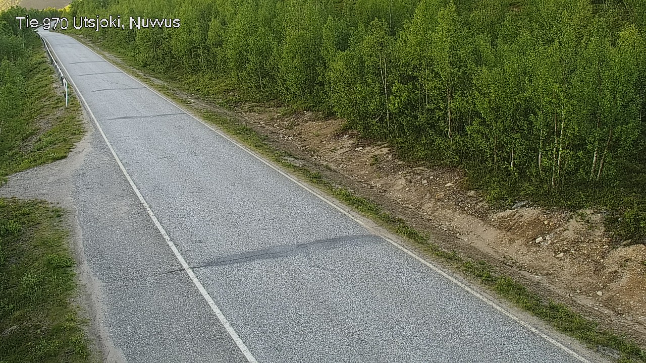 Weather Camera Image Väg 970 Utsjoki, Nuvvus, Utsjoki, Lappi