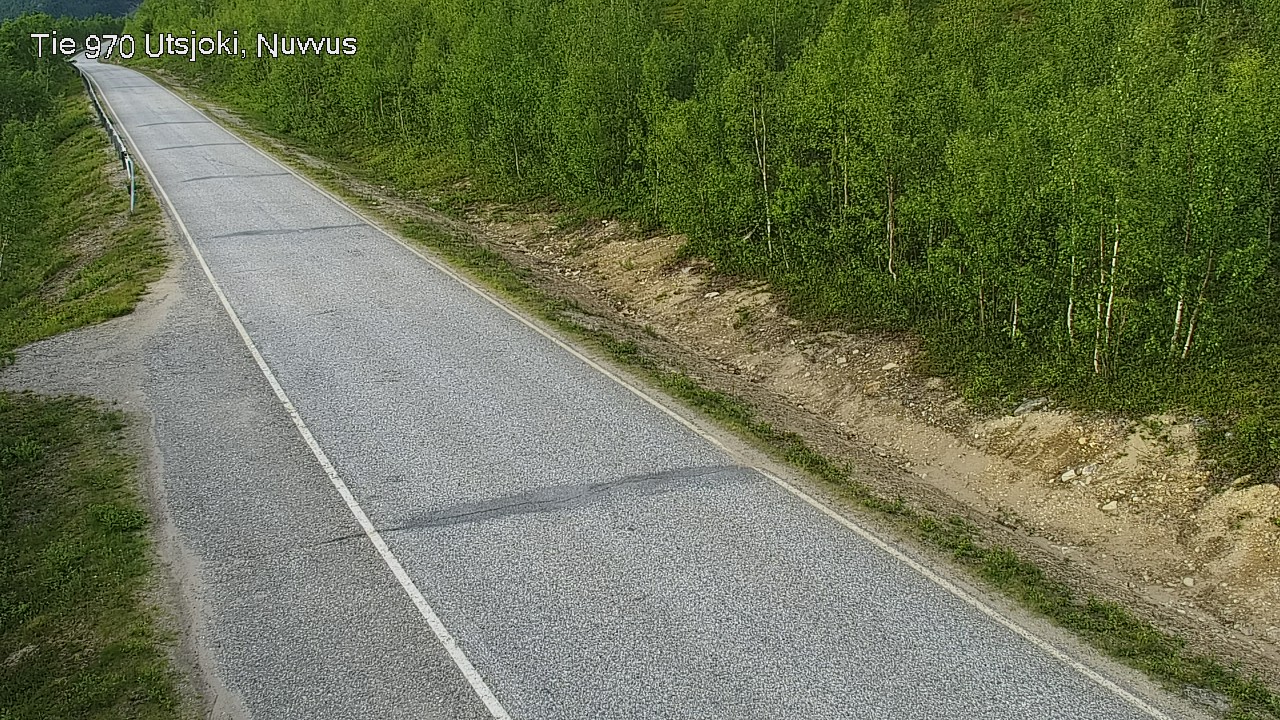 Weather Camera Image Väg 970 Utsjoki, Nuvvus, Utsjoki, Lappi