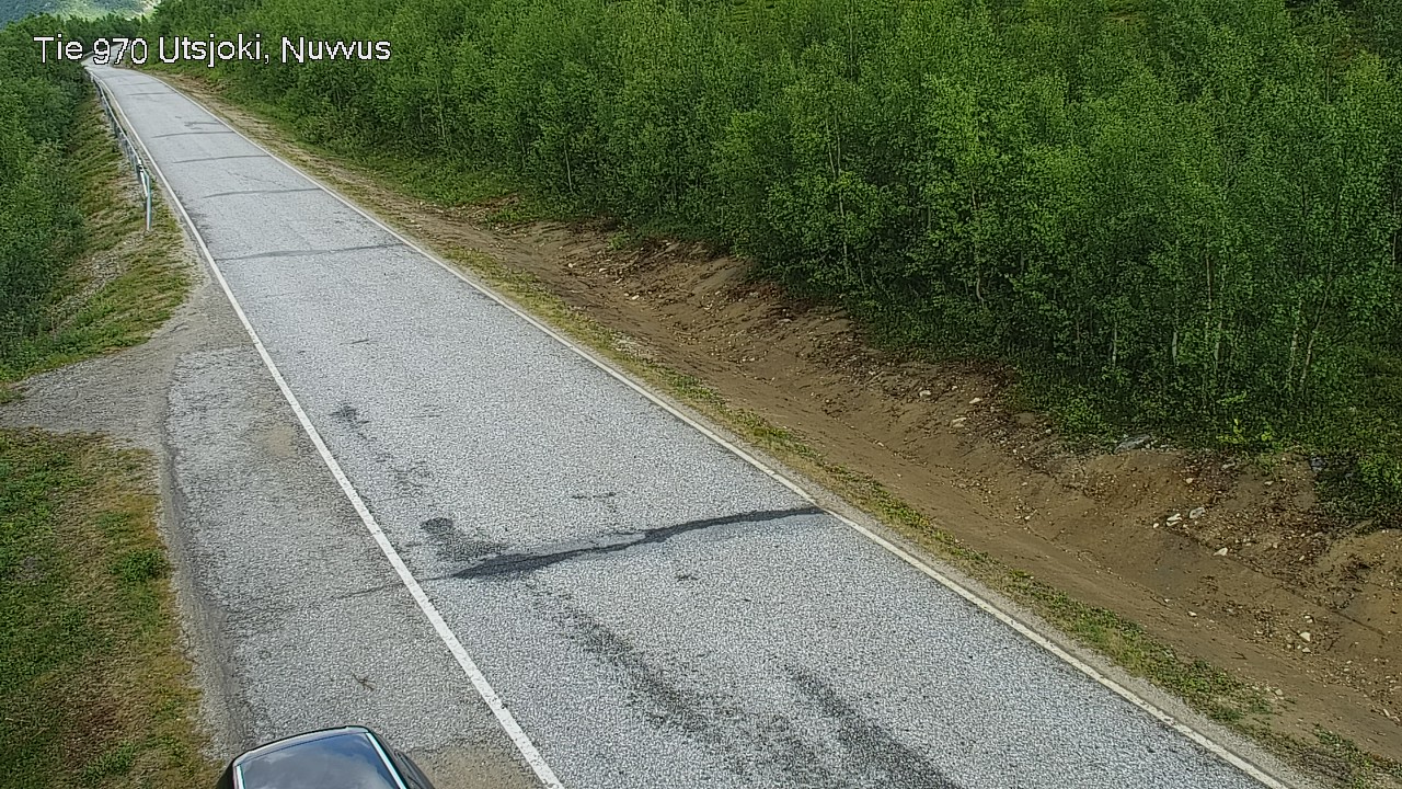 Weather Camera Image Väg 970 Utsjoki, Nuvvus, Utsjoki, Lappi