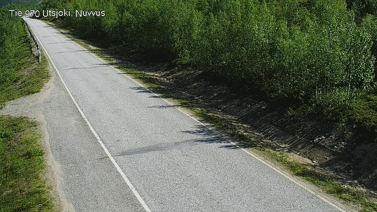Weather Camera Image Väg 970 Utsjoki, Nuvvus, Utsjoki, Lappi