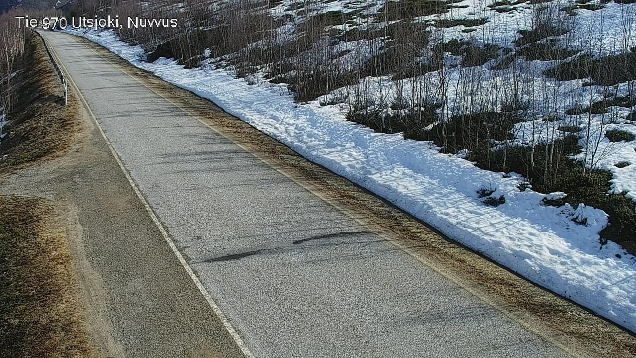 Weather Camera Image Väg 970 Utsjoki, Nuvvus, Utsjoki, Lappi