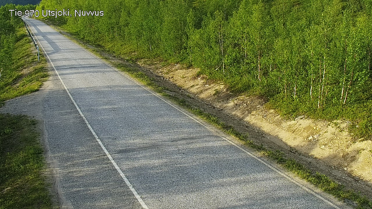 Weather Camera Image Väg 970 Utsjoki, Nuvvus, Utsjoki, Lappi