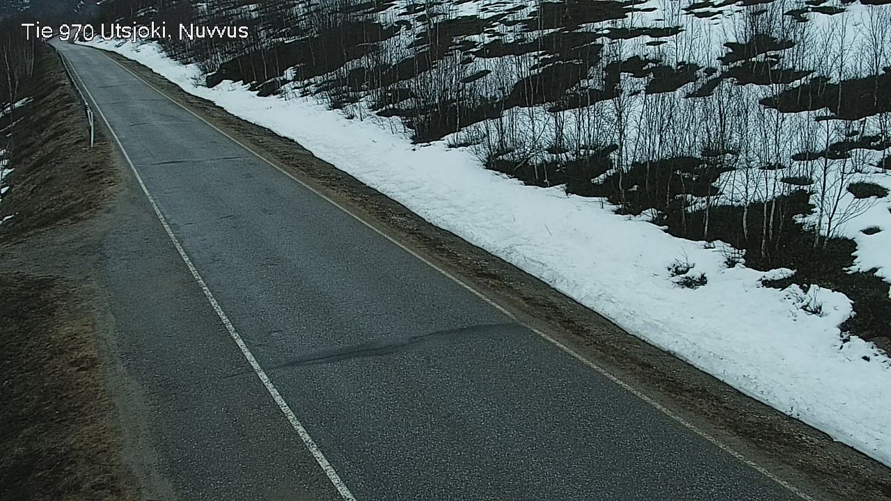 Weather Camera Image Väg 970 Utsjoki, Nuvvus, Utsjoki, Lappi