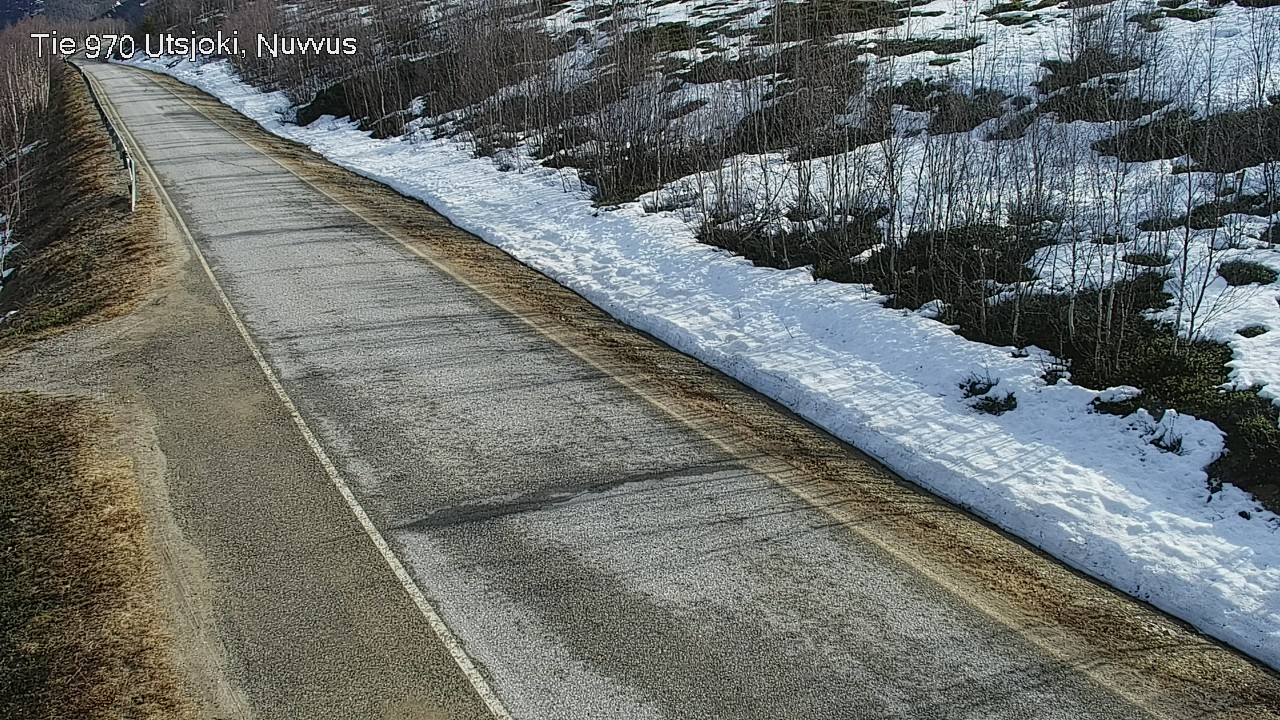 Weather Camera Image Väg 970 Utsjoki, Nuvvus, Utsjoki, Lappi