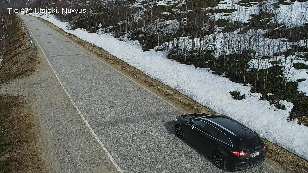 Weather Camera Image Väg 970 Utsjoki, Nuvvus, Utsjoki, Lappi