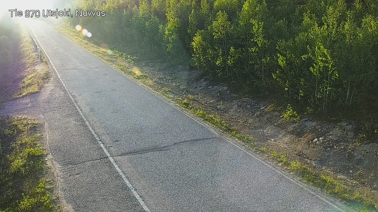 Weather Camera Image Väg 970 Utsjoki, Nuvvus, Utsjoki, Lappi