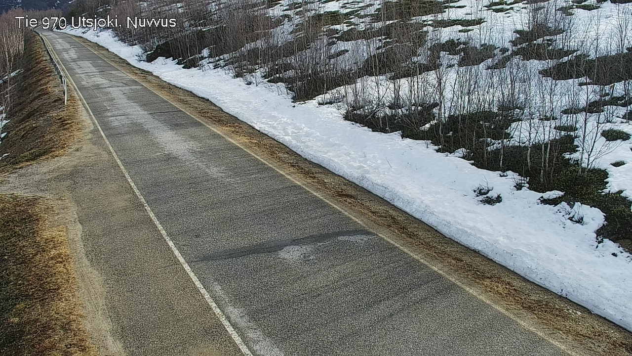 Weather Camera Image Väg 970 Utsjoki, Nuvvus, Utsjoki, Lappi