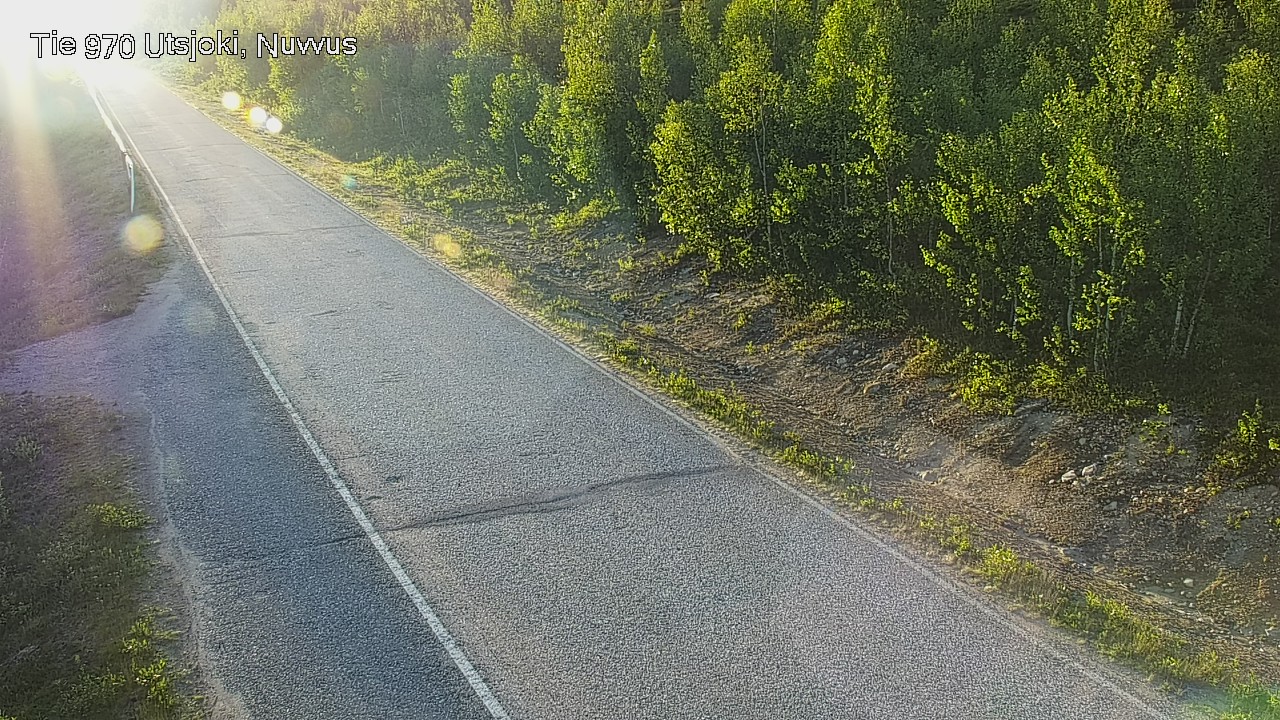 Weather Camera Image Väg 970 Utsjoki, Nuvvus, Utsjoki, Lappi