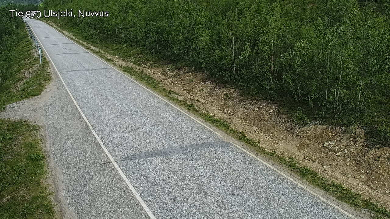 Weather Camera Image Väg 970 Utsjoki, Nuvvus, Utsjoki, Lappi