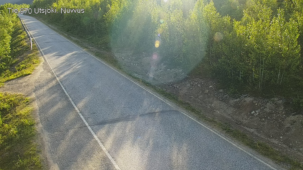Weather Camera Image Väg 970 Utsjoki, Nuvvus, Utsjoki, Lappi
