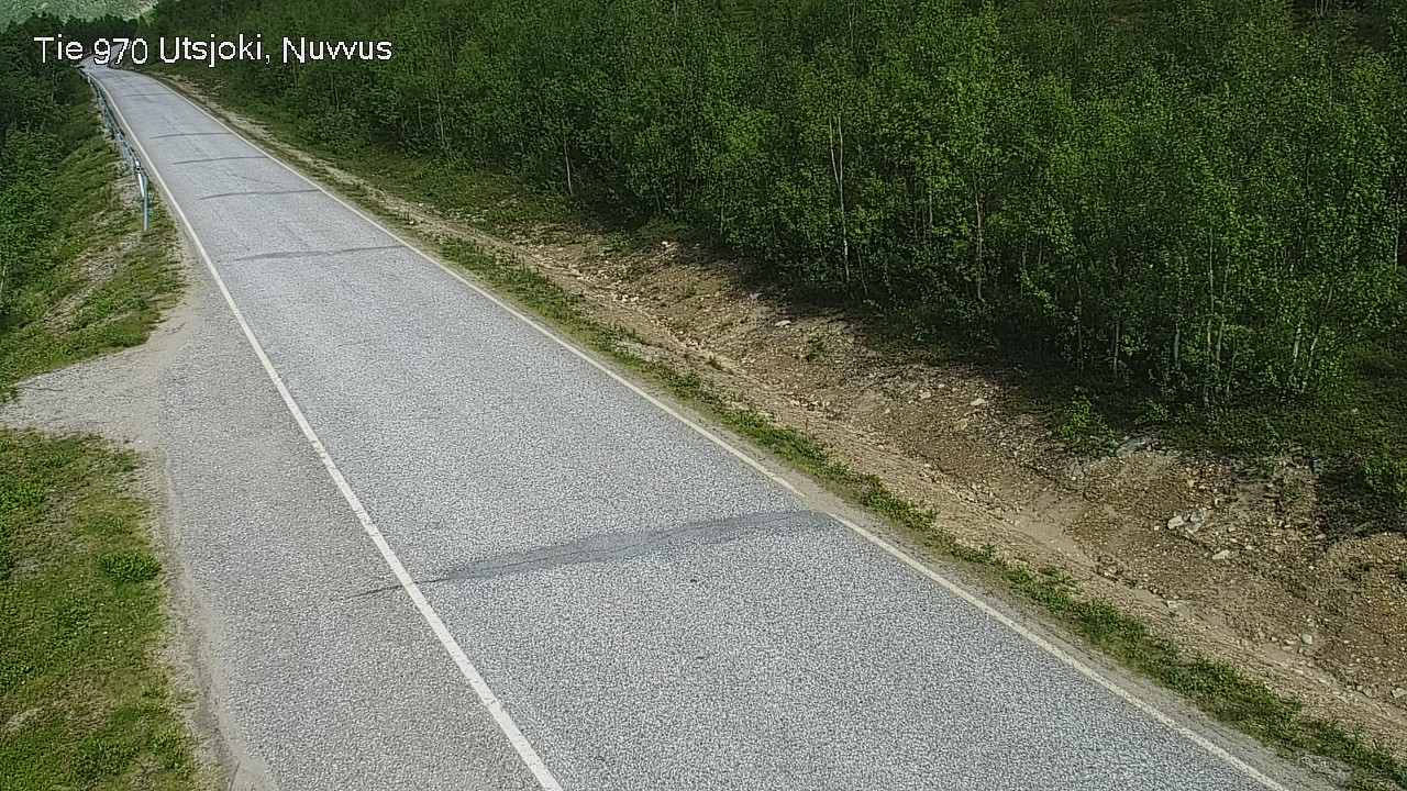 Weather Camera Image Väg 970 Utsjoki, Nuvvus, Utsjoki, Lappi