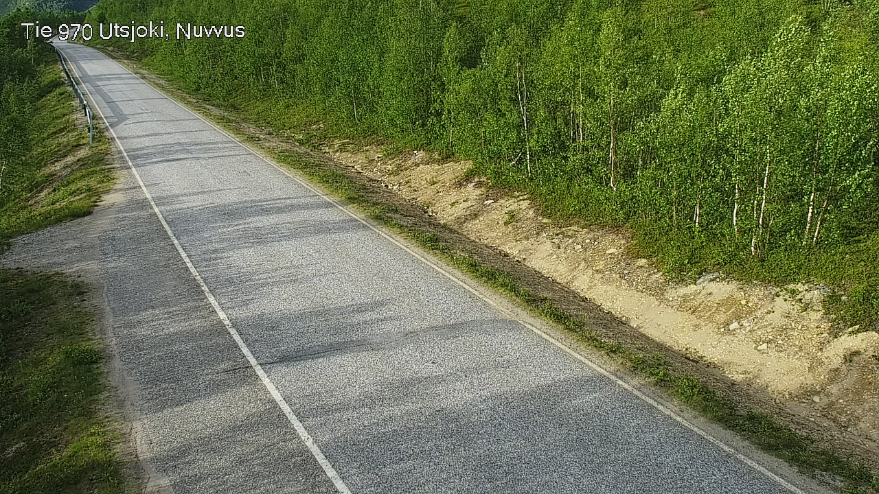 Weather Camera Image Väg 970 Utsjoki, Nuvvus, Utsjoki, Lappi