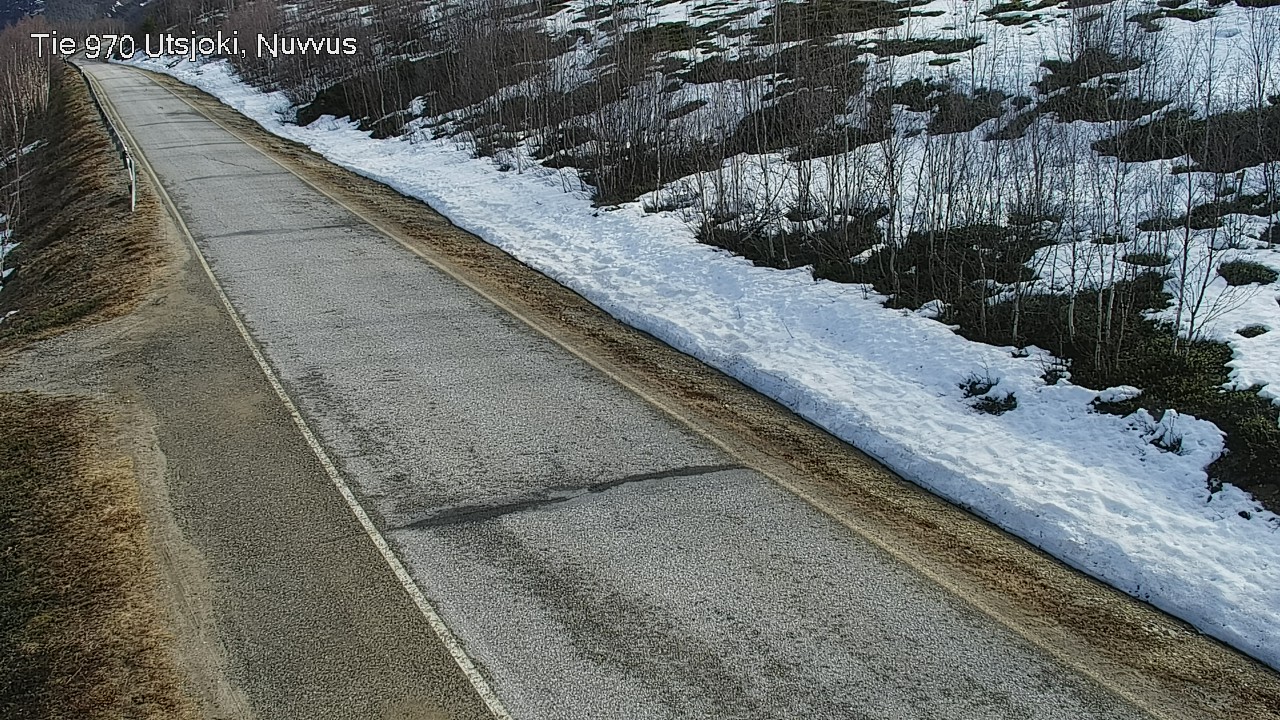 Weather Camera Image Väg 970 Utsjoki, Nuvvus, Utsjoki, Lappi