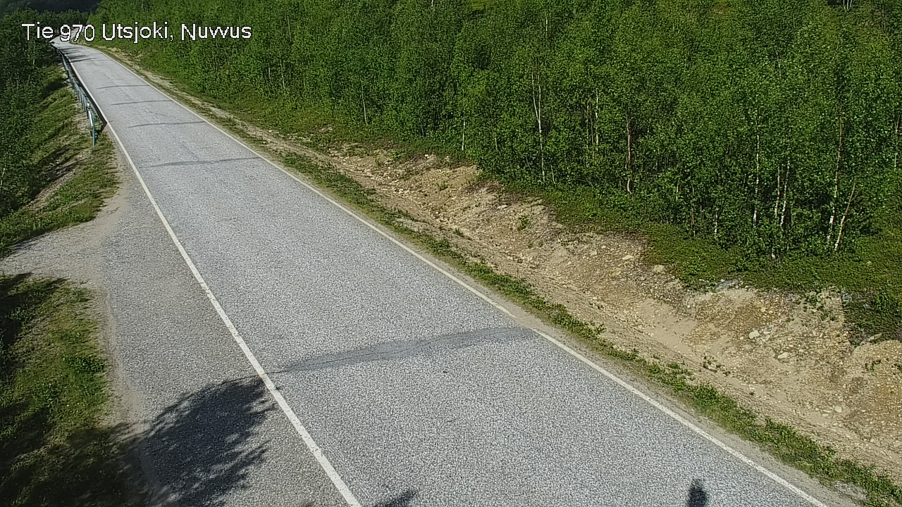Weather Camera Image Väg 970 Utsjoki, Nuvvus, Utsjoki, Lappi