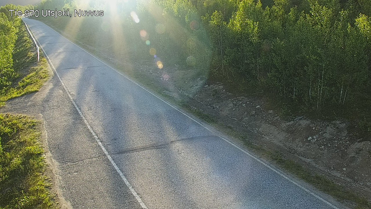 Weather Camera Image Väg 970 Utsjoki, Nuvvus, Utsjoki, Lappi