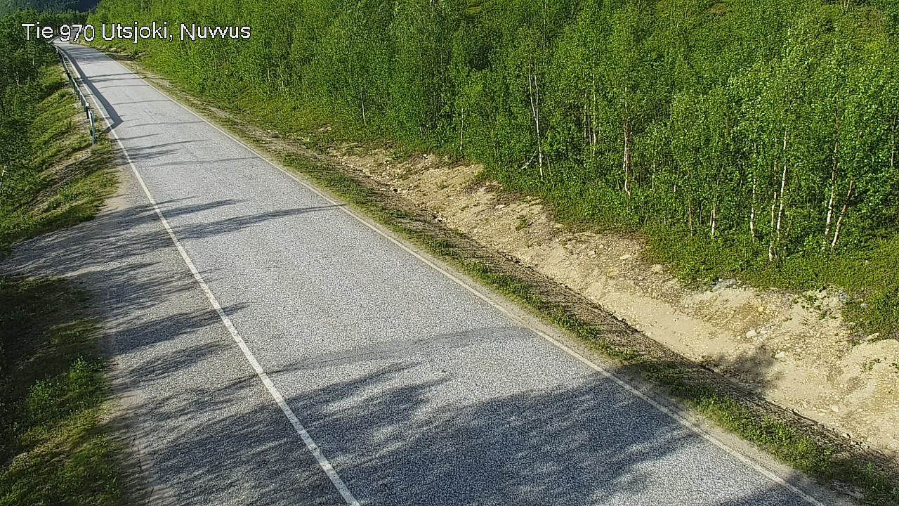 Weather Camera Image Väg 970 Utsjoki, Nuvvus, Utsjoki, Lappi