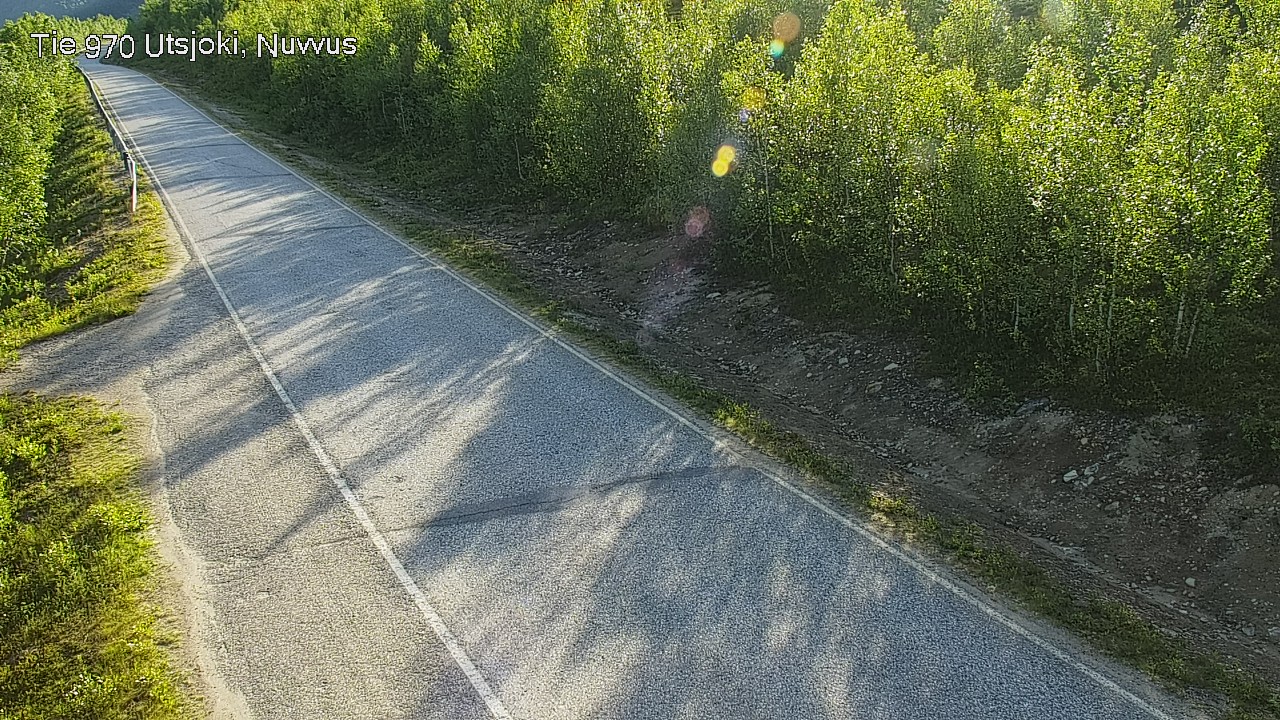 Weather Camera Image Väg 970 Utsjoki, Nuvvus, Utsjoki, Lappi