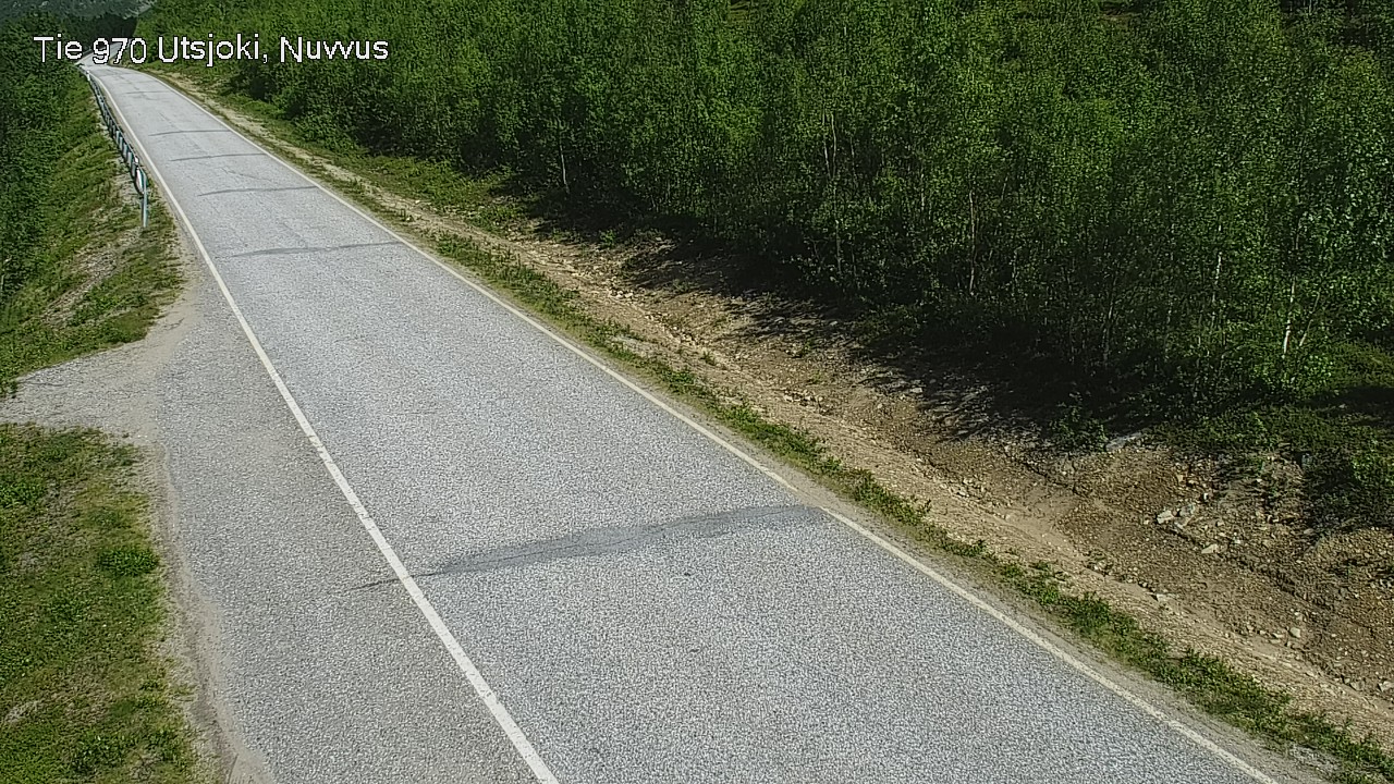 Weather Camera Image Väg 970 Utsjoki, Nuvvus, Utsjoki, Lappi