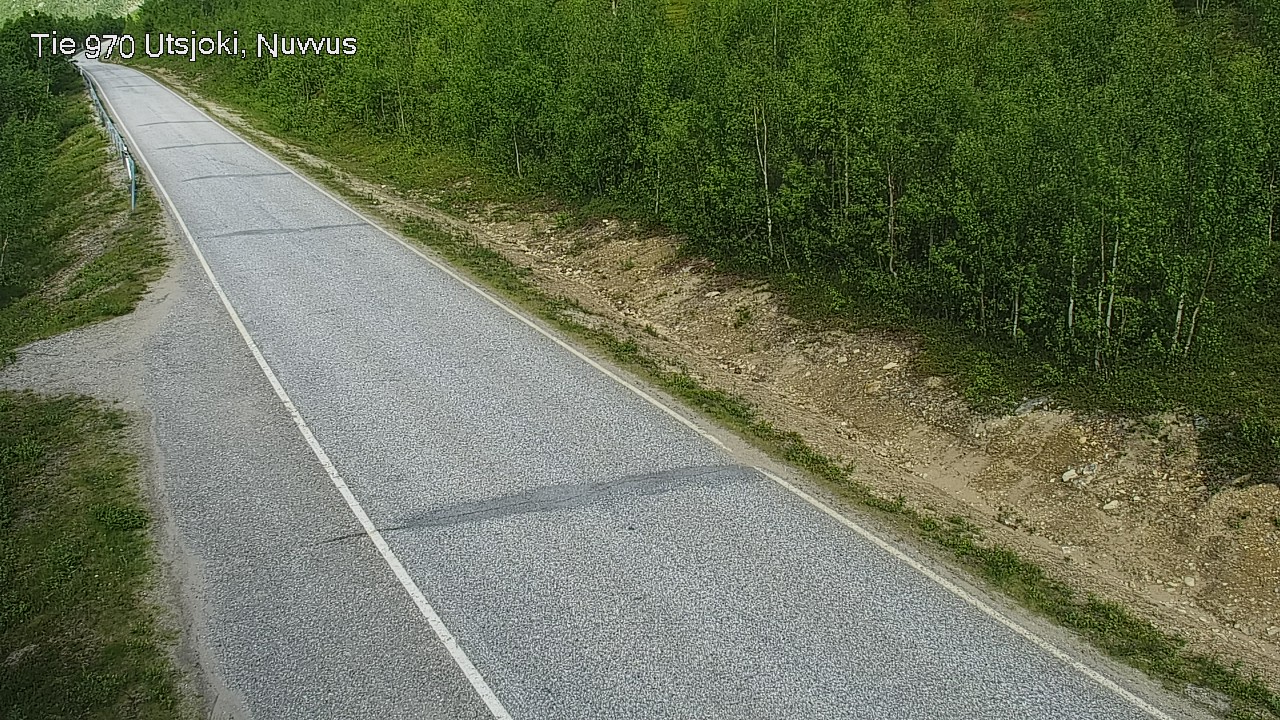 Weather Camera Image Väg 970 Utsjoki, Nuvvus, Utsjoki, Lappi
