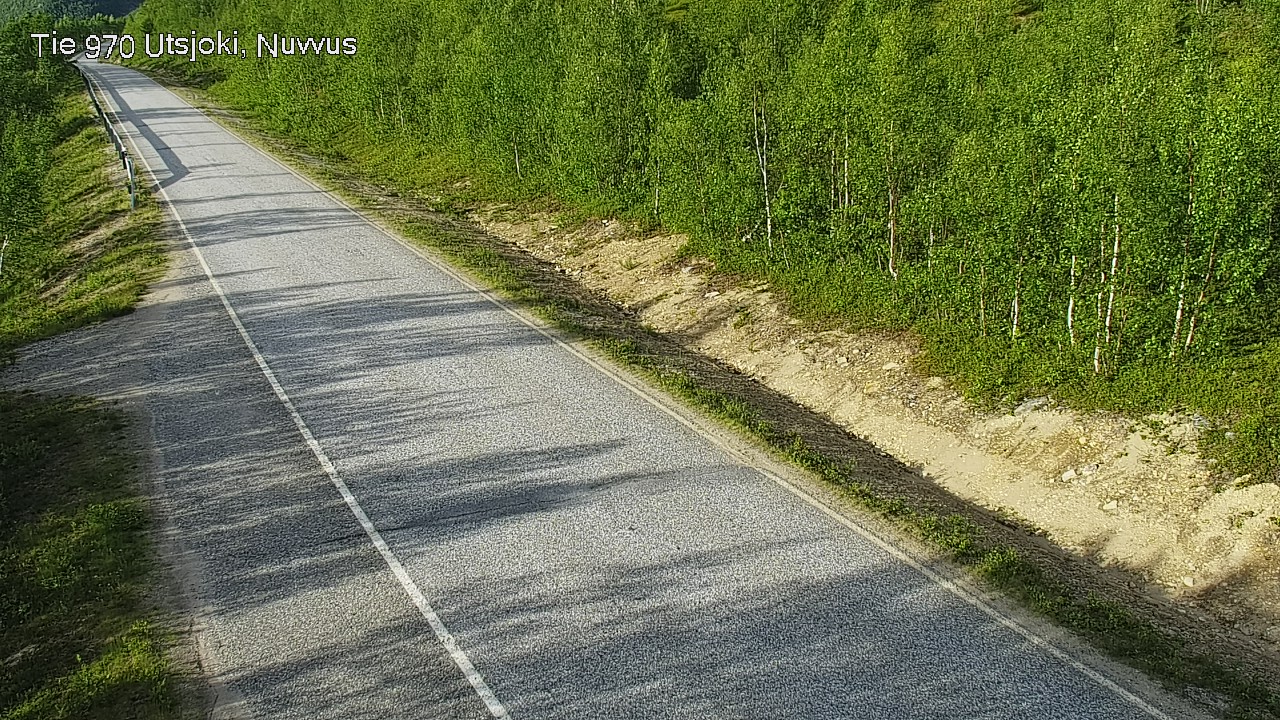 Weather Camera Image Väg 970 Utsjoki, Nuvvus, Utsjoki, Lappi