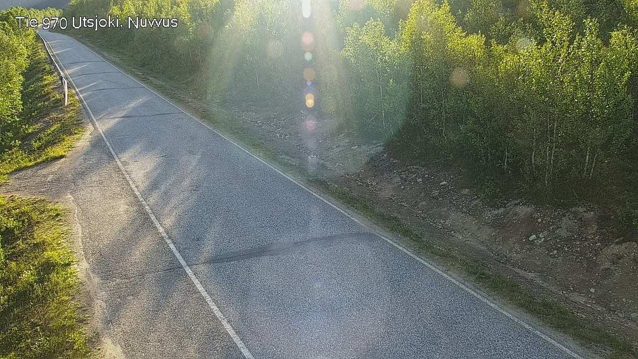 Weather Camera Image Väg 970 Utsjoki, Nuvvus, Utsjoki, Lappi