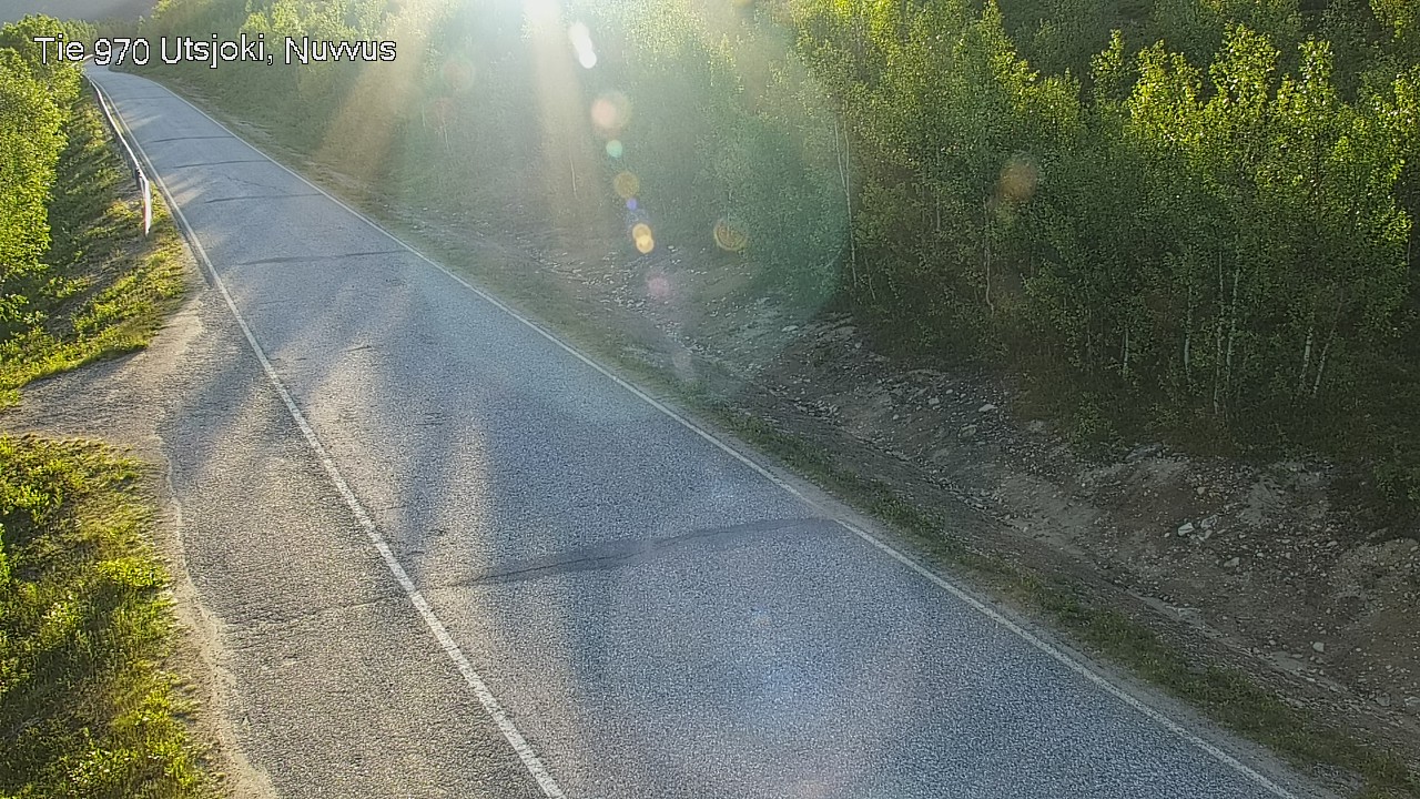 Weather Camera Image Väg 970 Utsjoki, Nuvvus, Utsjoki, Lappi