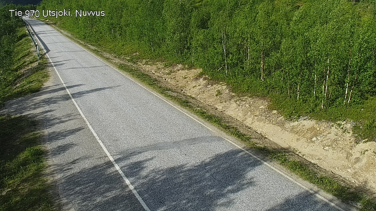 Weather Camera Image Väg 970 Utsjoki, Nuvvus, Utsjoki, Lappi