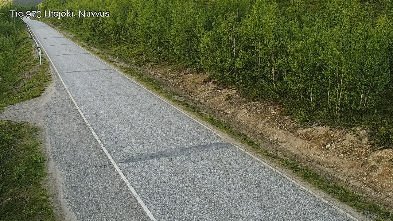 Weather Camera Image Väg 970 Utsjoki, Nuvvus, Utsjoki, Lappi