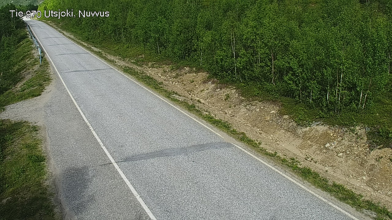 Weather Camera Image Väg 970 Utsjoki, Nuvvus, Utsjoki, Lappi