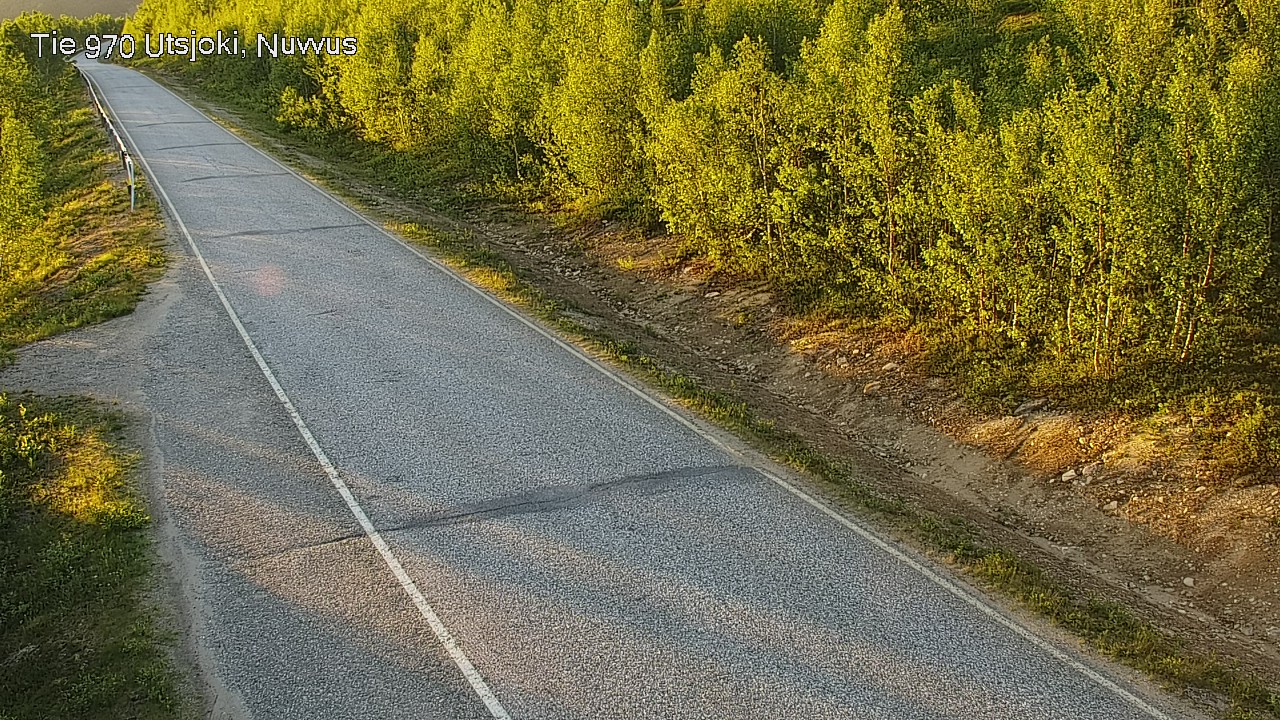 Weather Camera Image Väg 970 Utsjoki, Nuvvus, Utsjoki, Lappi